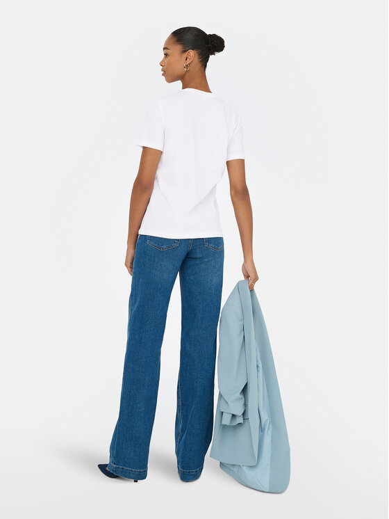 ONLY ONLY T-krekls Emma 15329752 Balts Regular Fit