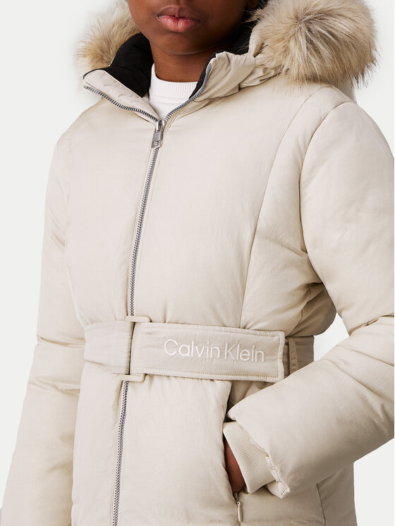 Calvin Klein Jeans Calvin Klein Jeans Kurtka zimowa Classic IG0IG02686 Beżowy Regular Fit