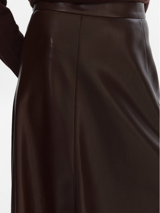 Marella Marella Gonna in similpelle Vally 2525776022 Bordeaux Regular Fit