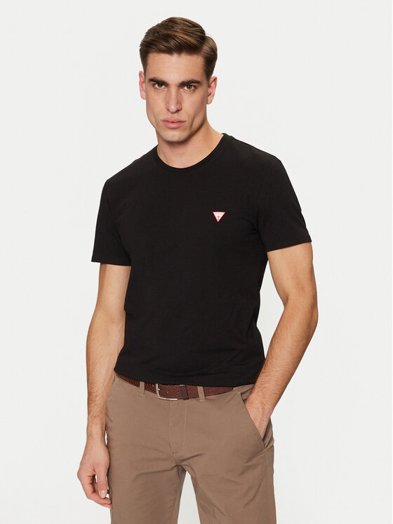 Guess Guess T-Shirt M2YI24 J1314 Černá Slim Fit