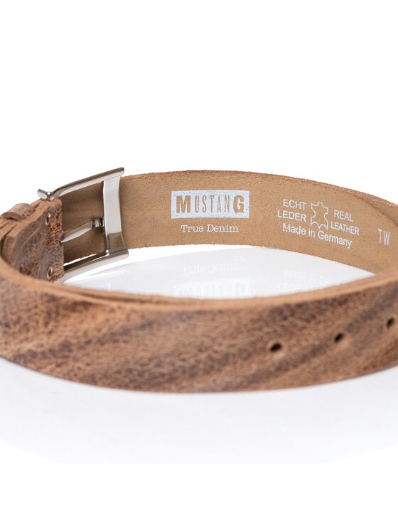Mustang Mustang Cintura da uomo LEDERG'RTEL Marrone