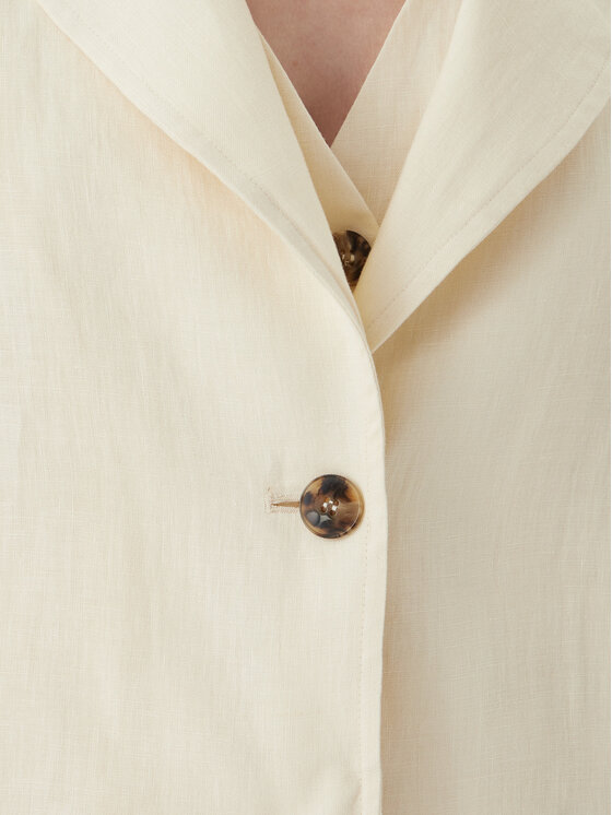 Marella Marella Сако Papiro 2615041042 Екрю Regular Fit