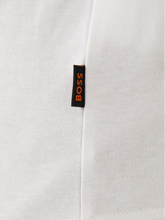 BOSS BOSS T-Shirt Imprint 50556007 Biały Regular Fit