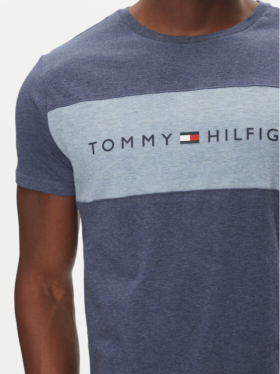 Tommy Hilfiger Tommy Hilfiger Tricou UM0UM03418 Albastru Regular Fit