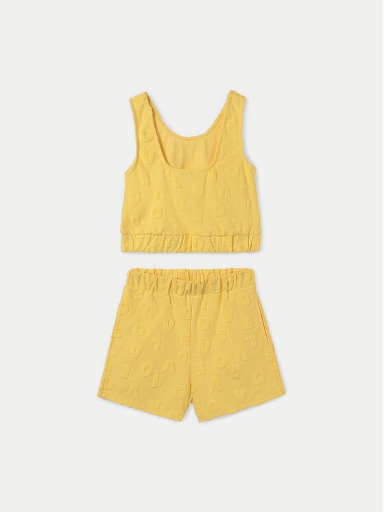 Mayoral Mayoral Set Top und Shorts 6278 Gelb Regular Fit