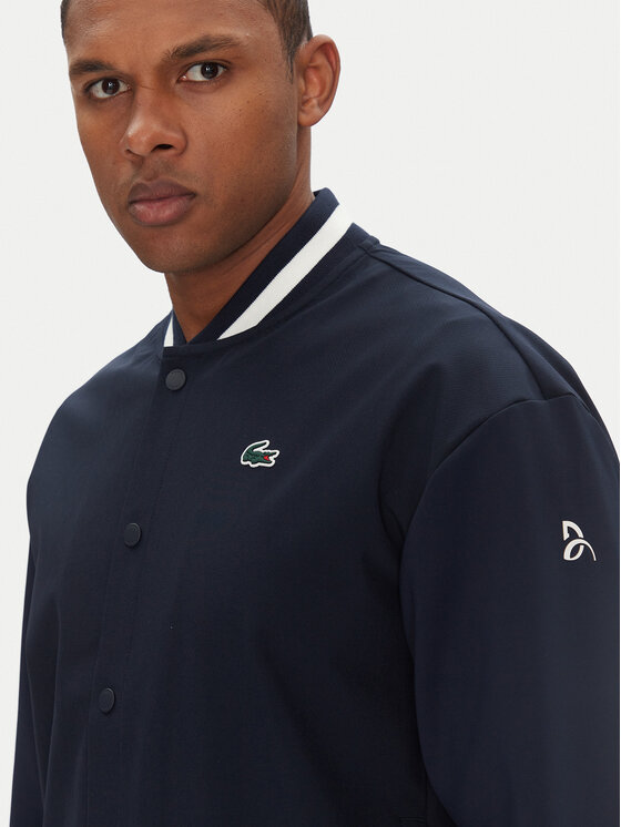 Lacoste Lacoste Kurtka bomber SH1045 Granatowy Regular Fit