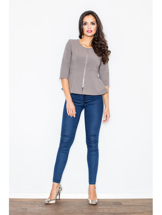 FIGL FIGL Σακάκι M132 Γκρι Regular Fit
