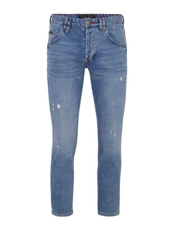 PHILIPP PLEIN PHILIPP PLEIN Jeansy 10219 Světle modrá Skinny Fit