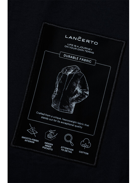 Lancerto Lancerto Bluza Etro BL073126000006 Granatowy Regular Fit