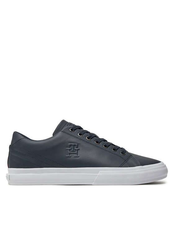 Tommy Hilfiger Tenisice Th Hi Vulc Street Low Lth FM0FM05111 Tamnoplava