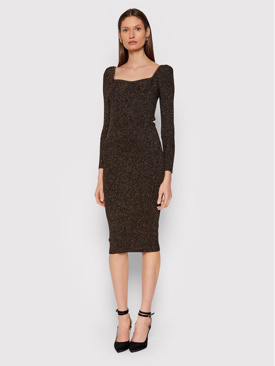 Liu Jo Rochie cocktail WF1443 MA33H Negru Slim Fit cocktail imagine noua