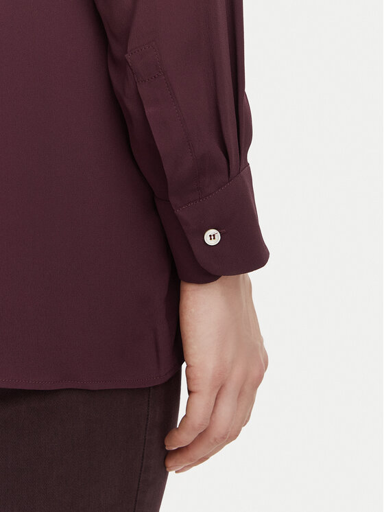 Marella Marella Koszula Orca 2623116041 Bordowy Regular Fit