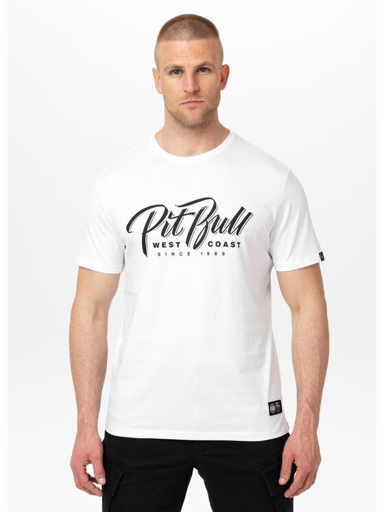 PITBULL PITBULL T-Shirt Koszulka męska EL JEFFE 3XL Biały Regular Fit
