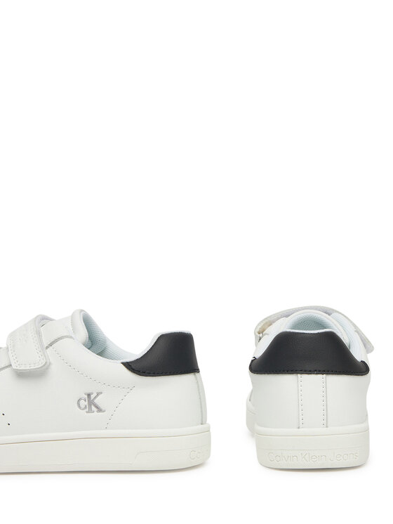 Calvin Klein Jeans Calvin Klein Jeans Sneakersy Low Cut Velcro Sneaker V1X9-82074-1355 S Bílá