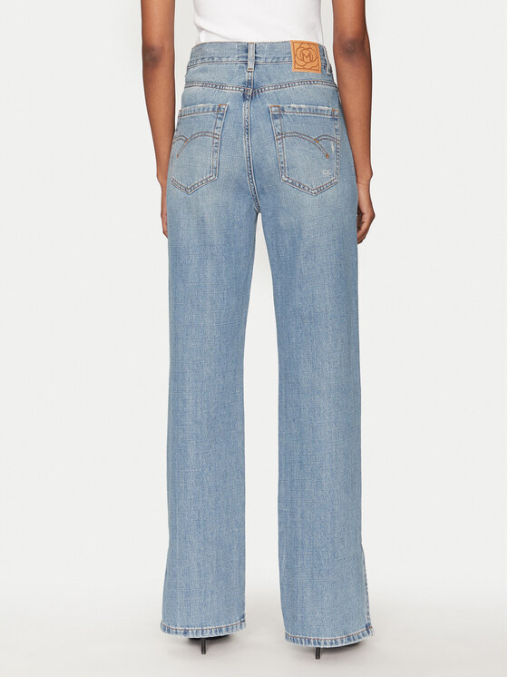 Marella Marella Jeans hlače Wleg1 2513181074 Modra Wide Leg