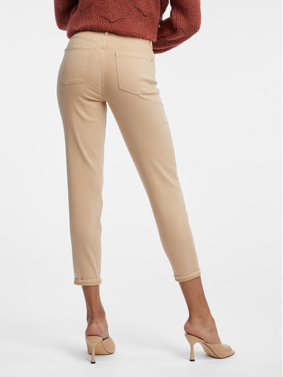 Orsay Orsay Jeansy 314096092000__34 Beżowy Slim Fit