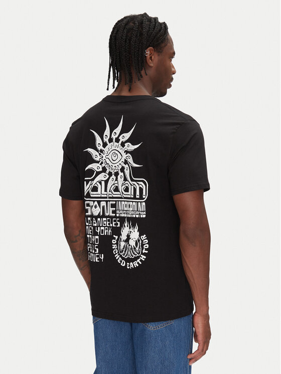 Volcom Volcom Tricou Realityfab A3512555 Negru Loose Fit
