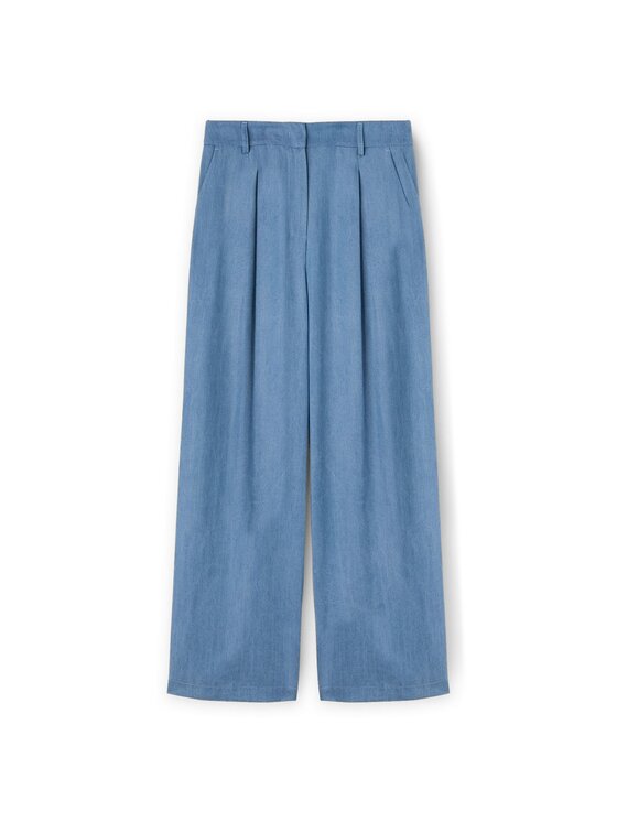 Motivi Motivi Pantaloni di tessuto P049Q004248N004 Turchese Over Fit