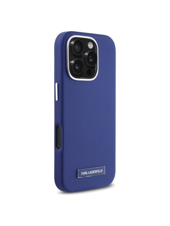 KARL LAGERFELD KARL LAGERFELD Etui na telefon iPhone 16 Pro Max Niebieski