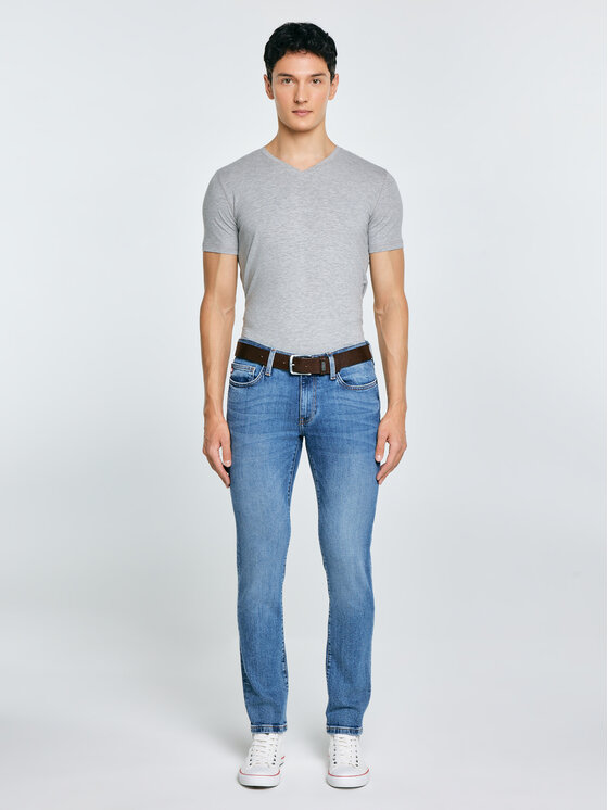 BIG STAR BIG STAR Koszula SUPICLASSICOV Szary Slim Fit