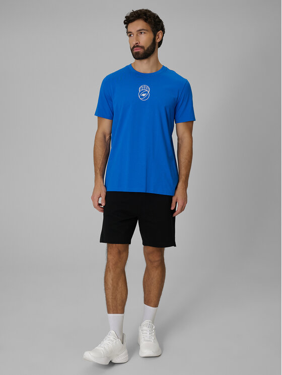 4F 4F T-Shirt ESSENTIAL 2 Niebieski Regular Fit