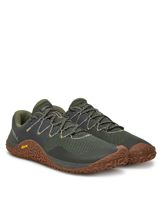 Merrell Merrell Bėgimo batai Trail Glove 7 mesh Žalia