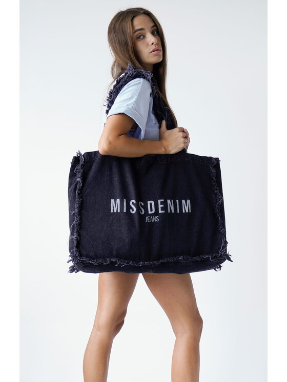 MissDenim MissDenim Torba Black Ripped Bag Czarny