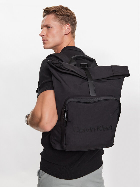 Calvin Klein Zaino Ck Must T Roll Top Bp K50K510277 Nero Modivo