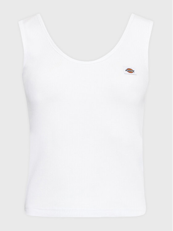 Dickies Top Mapleton DK0A4XB9 Alb Slim Fit