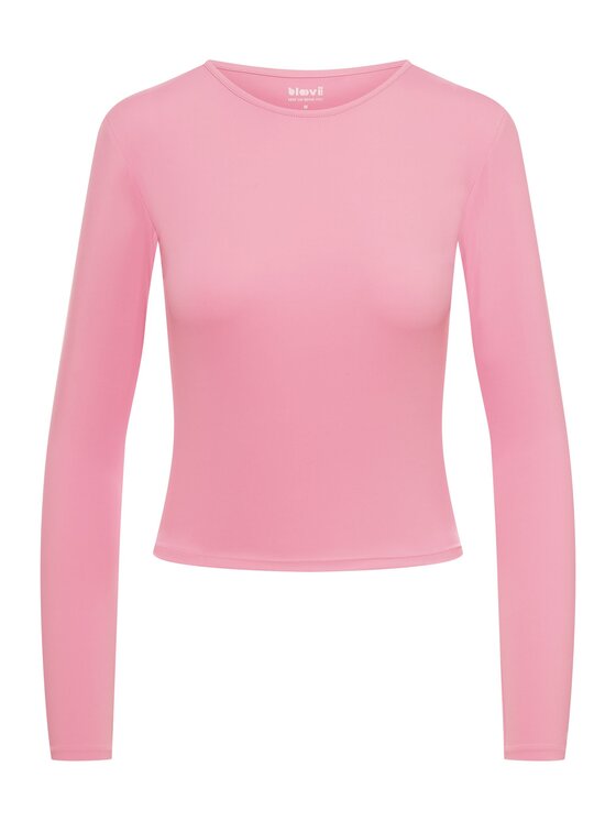 Esotiq Esotiq Bluzka 43124 Różowy Regular Fit