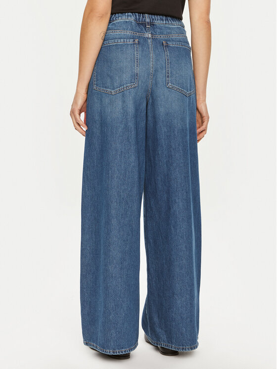 Weekend Max Mara Weekend Max Mara Jeansy Abitata 2425186061600 Tmavomodrá Wide Leg