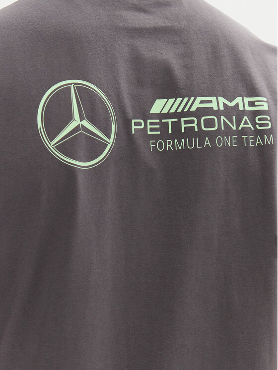 adidas adidas Marškinėliai Mercedes - AMG Petronas Formula One Team Premium JY3032 Pilka Regular Fit