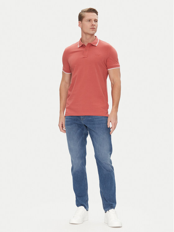 JOOP! Jeans JOOP! Jeans Polo 15 JJJ-04Agnello 30045613 Czerwony Modern Fit