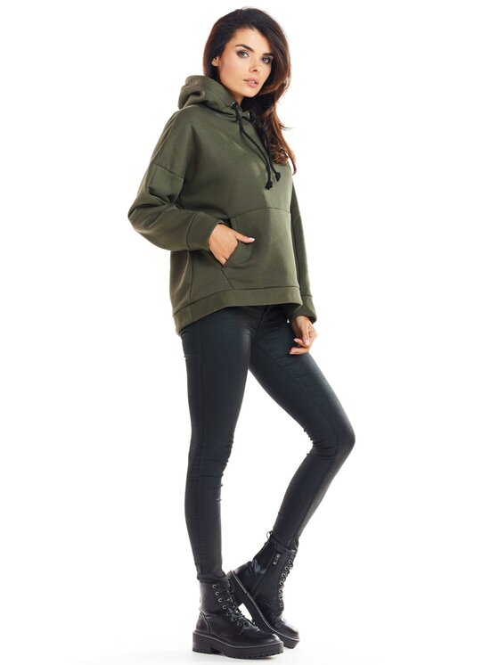 Infinite You Infinite You Bluza M223 Khaki Basic Fit