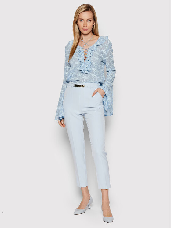 Blusa Silvana W2GH71 WEKK0 Blu Relaxed Fit