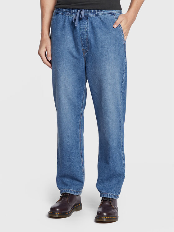 Lee Jeans hlače Drawstring L70HOMGO 112322423 Modra Relaxed Fit