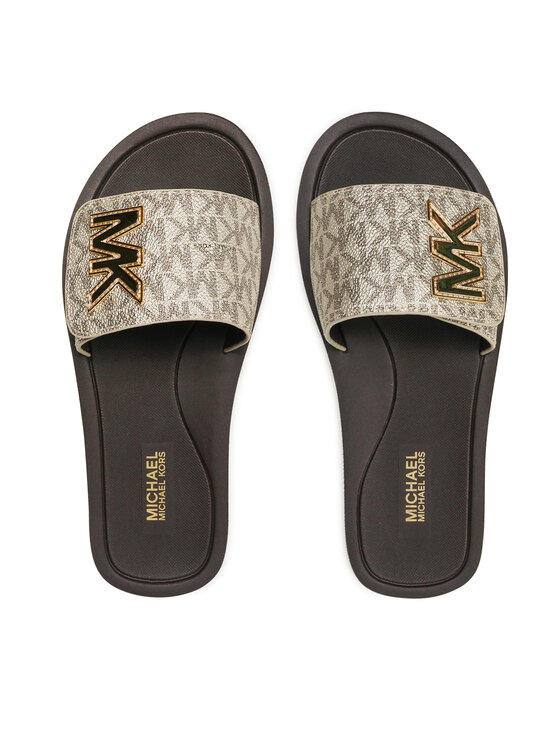 MICHAEL Michael Kors MICHAEL Michael Kors Šlepetės Mk Slide 40R2MKFA4B Auksinė
