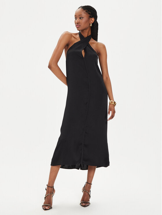 Bruuns Bazaar Bruuns Bazaar Koktel haljina Phia BBW3962 Crna Regular Fit