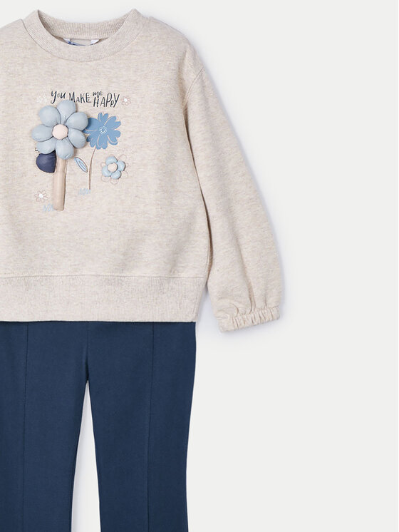 Mayoral Mayoral Pulóver és leggins szett 4710 Rózsaszín Regular Fit