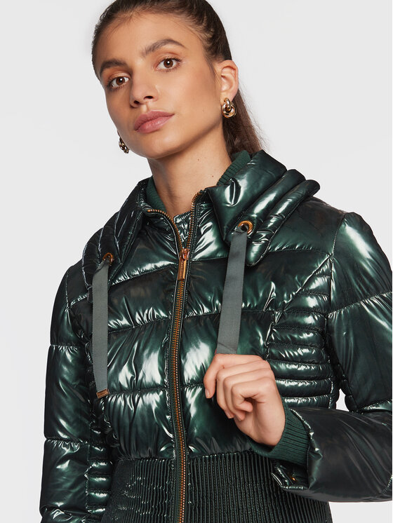 Giubbotto piumino 2BGL44 9806Z Verde Slim Fit