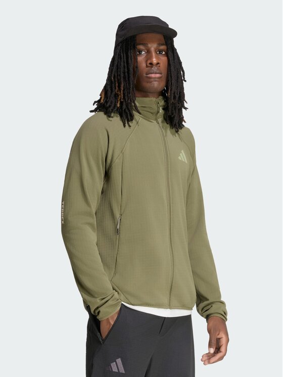 adidas adidas Bluza techniczna 167995 Zielony Slim Fit