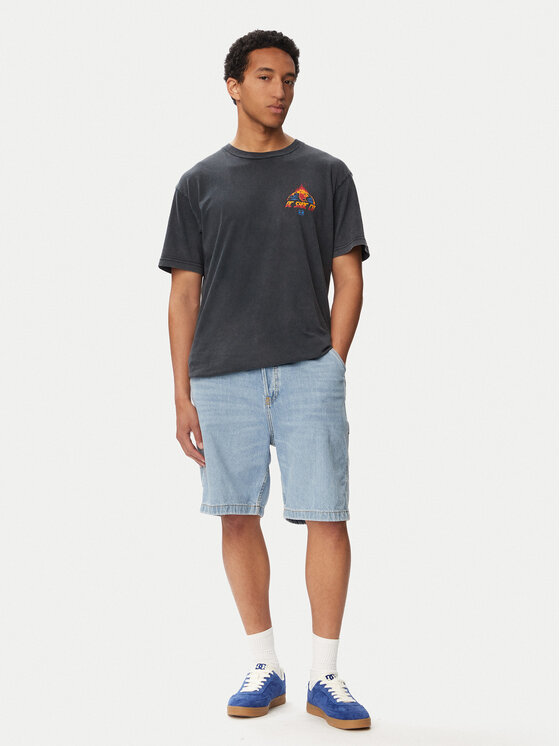 DC Shoes DC Shoes Majica Free Fall ADYZT05466 Črna Regular Fit