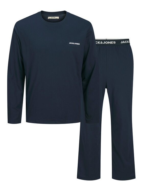 Jack&Jones Piżama Everest 12273632 Granatowy Standard Fit