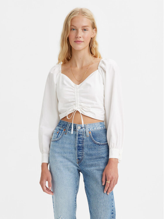 Blusa Devin A48840000 Bianco Regular Fit