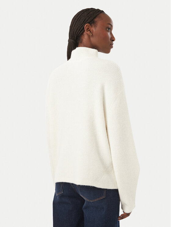 Tommy Jeans Tommy Jeans Sweter Badge DW0DW23349 Biały Relaxed Fit
