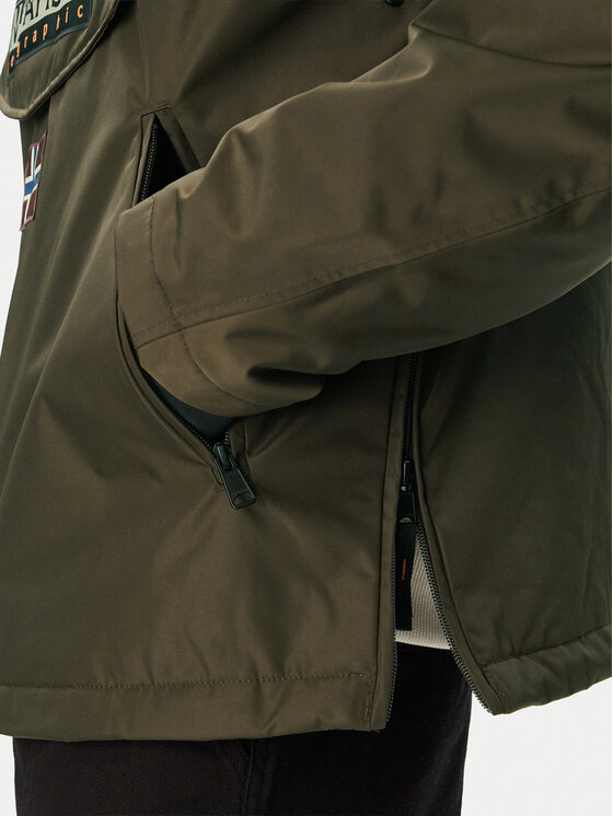 Napapijri Napapijri Kurtka anorak Rainforest Next NP0A4IB9 Brązowy Regular Fit