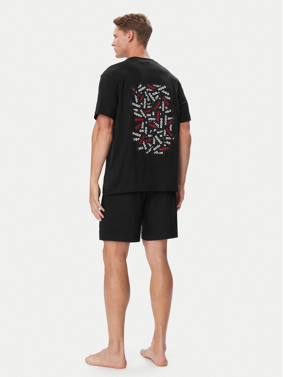 HUGO HUGO Pižama Ron Short Set 50578605 Juoda Regular Fit