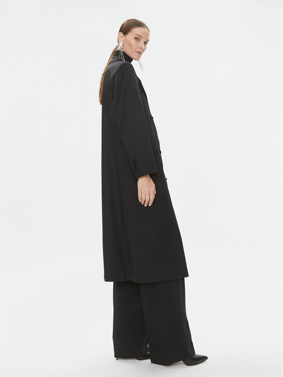 BOSS Boss Преходно палто Caleco 50504515 Черен Regular Fit