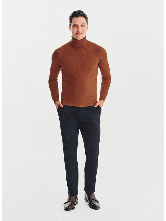 Pako Lorente Pako Lorente Sweter P25WN-2X-032 Pomarańczowy Classic Fit