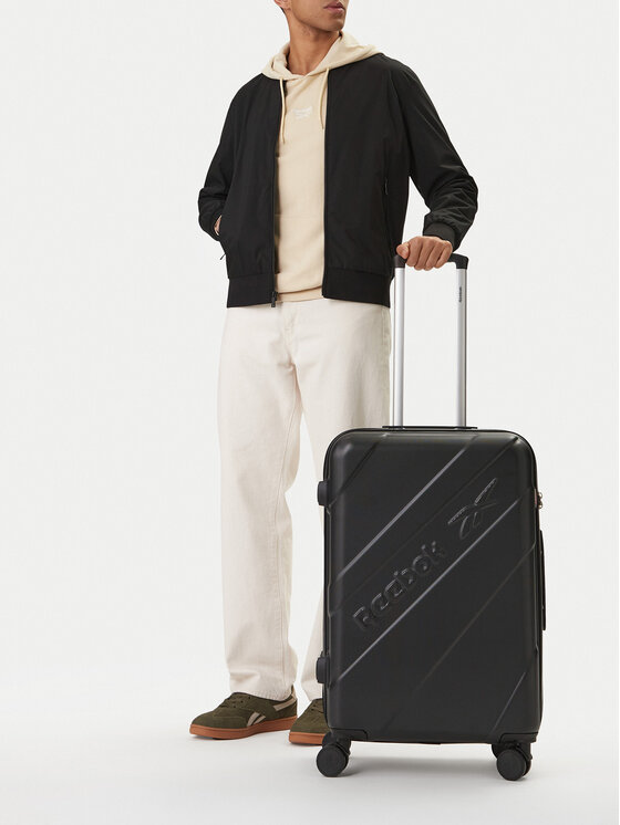 Reebok Reebok Среден куфар CEO-RBK-028-M Черен